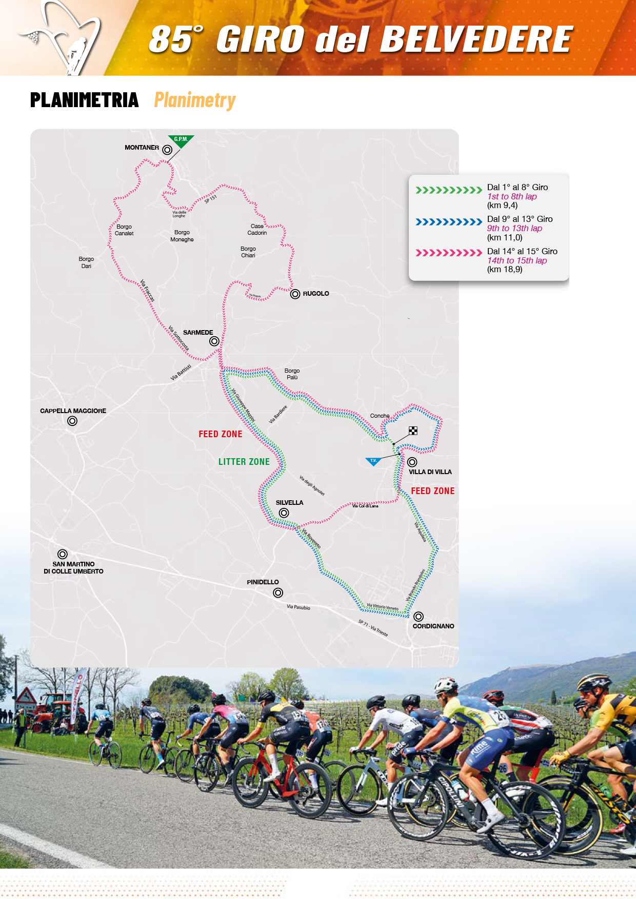 Giro del Belvedere - Planimetria e Altimetria